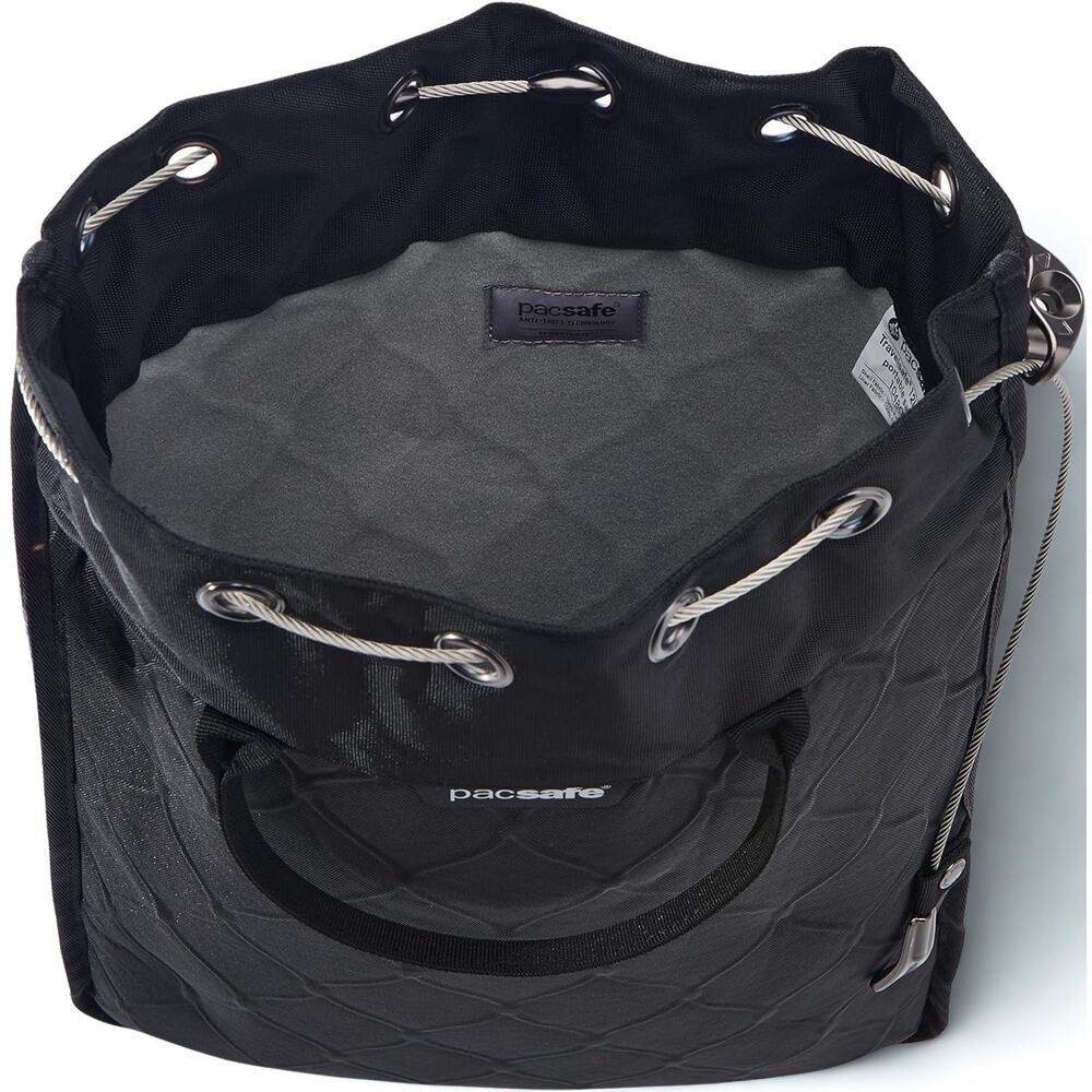 Pacsafe Travelsafe GII 12L Portable Safe Black Anti-Theft EXOmesh NWT No Lock - Picture 8 of 11